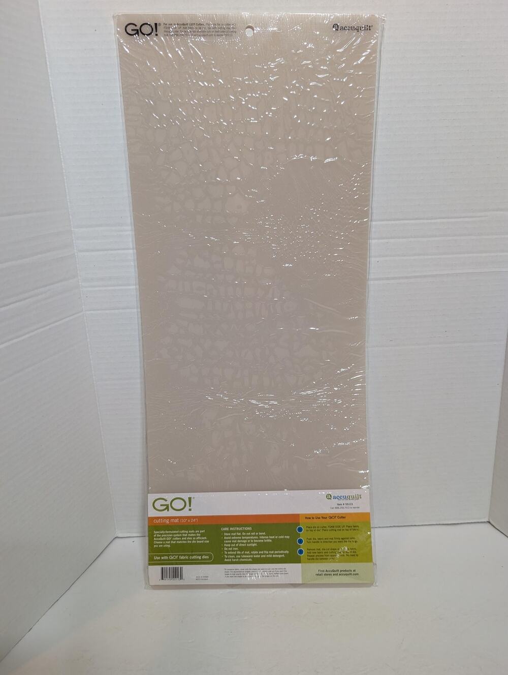 AccuQuilt GO Cutting Mat 10x24 Item 55113, Fabric Cutter Replacement Mat